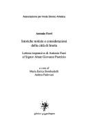 Istoriche notizie e considerazioni della città di Imola