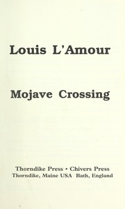 Cover of: Mojave crossing