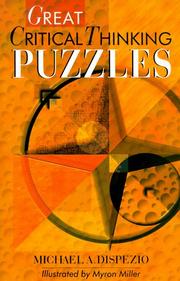 Cover of: Great critical thinking puzzles