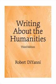 Cover of: Writing about the humanities