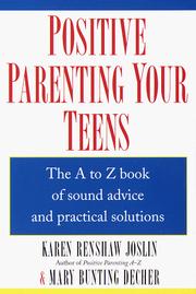 Cover of: Positive parenting your teens