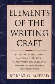 Cover of: Elements of the writing craft