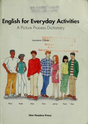 Cover of: English for everyday activities