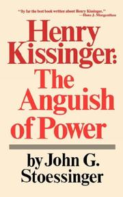 best books about Henry Kissinger Henry Kissinger: The Anguish of Power