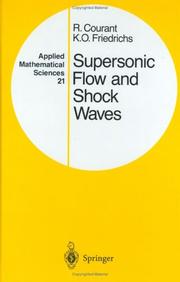 Cover of: Supersonic flow and shock waves