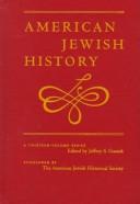 Cover of: American Jewish History