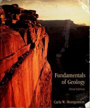 Cover of: Fundamentals of geology