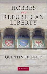 Cover of: Hobbes and Republican Liberty