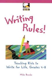 Cover of: Writing Rules!