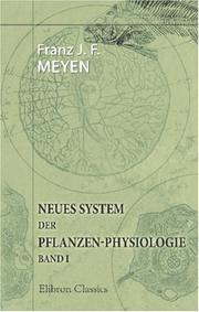 Cover of: Neues System der Pflanzen-Physiologie