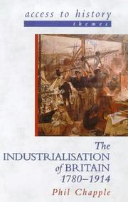 Cover of: The Industrialisation of Britain, 1780-1914