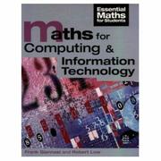 Cover of: Maths for computing and information technology