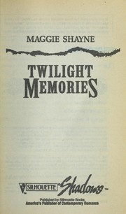 Cover of: Twilight Memories