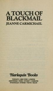 Cover of: A Touch of Blackmail