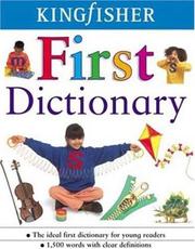 Cover of: The Kingfisher First Dictionary