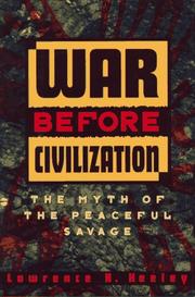 Cover of: War before civilization