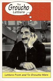 Cover of: The Groucho letters
