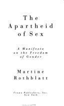 Cover of: The apartheid of sex