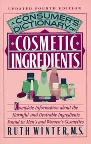 Cover of: A consumer's dictionary of cosmetic ingredients