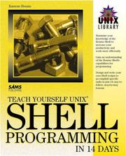 Cover of: Teach Yourself Unix Shell Programming in 14 Days