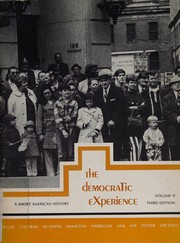 Cover of: The Democratic Experience: A Short American History
