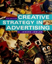Cover of: Creative strategy in advertising