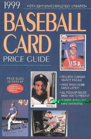 Cover of: 1999 Baseball Card Price Guide (Serial)