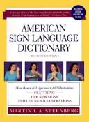 Cover of: American sign language dictionary