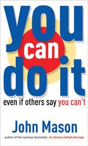 Cover of: You Can Do It