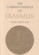 Cover of: The Correspondence of Erasmus