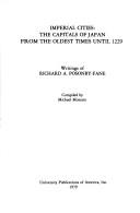 Cover of: Imperial Cities