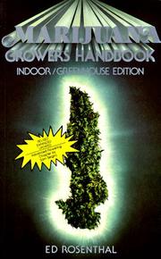 Cover of: The Marijuana Grower's Hanbook