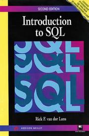 Cover of: SQL leerboek