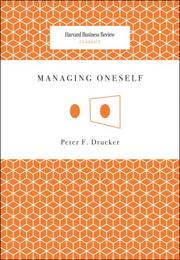best books about Being Manager Managing Oneself