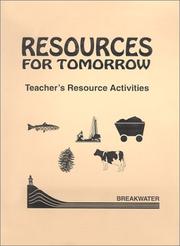 Cover of: Resources for Tomorrow