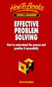 Cover of: Effective Problem-Solving