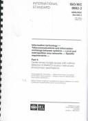 Cover of: Information Technology-Telecommunications and Information Exchange Between Systems-Local and Metropolitan Area Networks-Specific Requirements