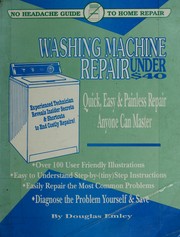 Cover of: Washing Machine Repair Under $40