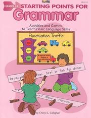 Cover of: Starting Points for Grammar: Grades 1-3