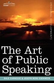 Cover of: The Art of Public Speaking