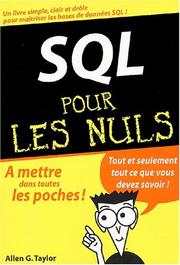 Cover of: SQL for Dummies