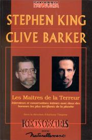 Cover of: Stephen King, Clive Barker