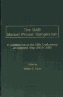Cover of: The UAB Marcel Proust Symposium