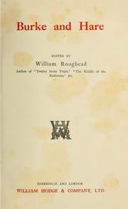 Cover of: Burke and Hare