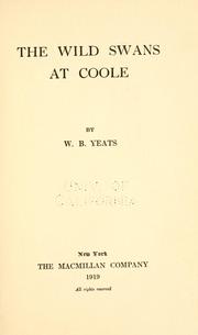 Cover image for The Wild Swans at Coole