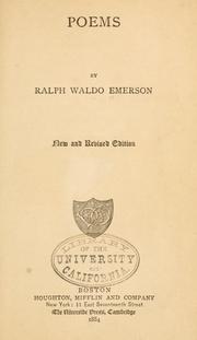 Cover of: Poems