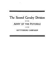 Cover of: The Second cavalry division of the Army of the Potomac in the Gettysburg campaign