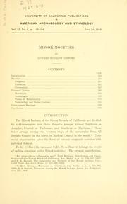 Cover of: Miwok moieties