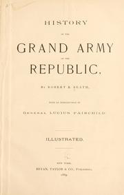 Cover image for History of the Grand Army of the Republic