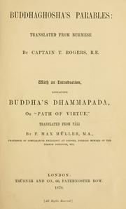 Cover of: Buddhaghosha's parables